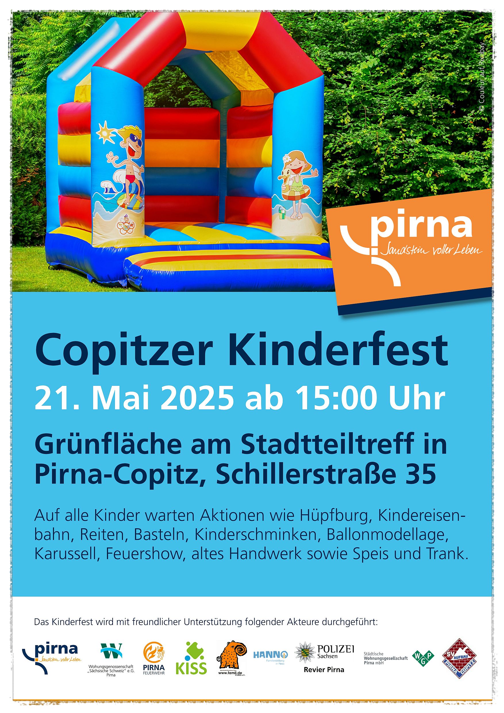 Der SV Aufbau beim Copitzer Kinderfest