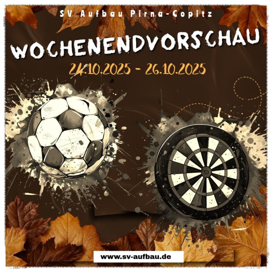 Schuften, Werfen, Bäbbeln, Fressen – unsere Wochenendvorschau