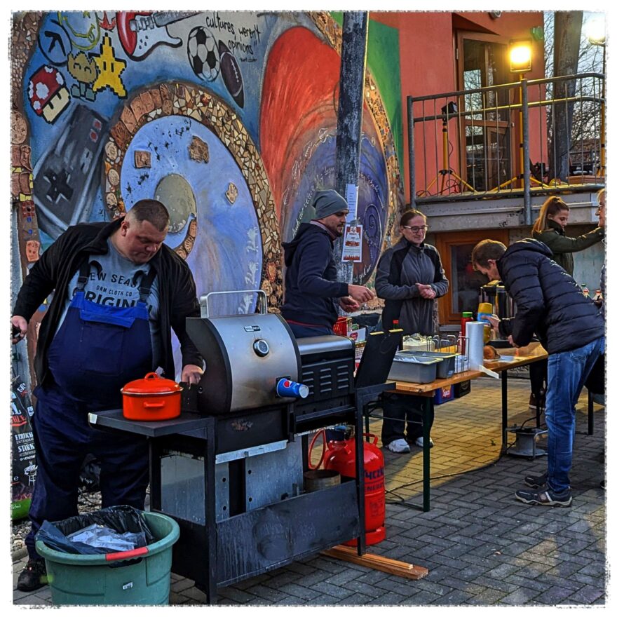 Volle Power fürs leibliche Wohl beim Lampionumzug!