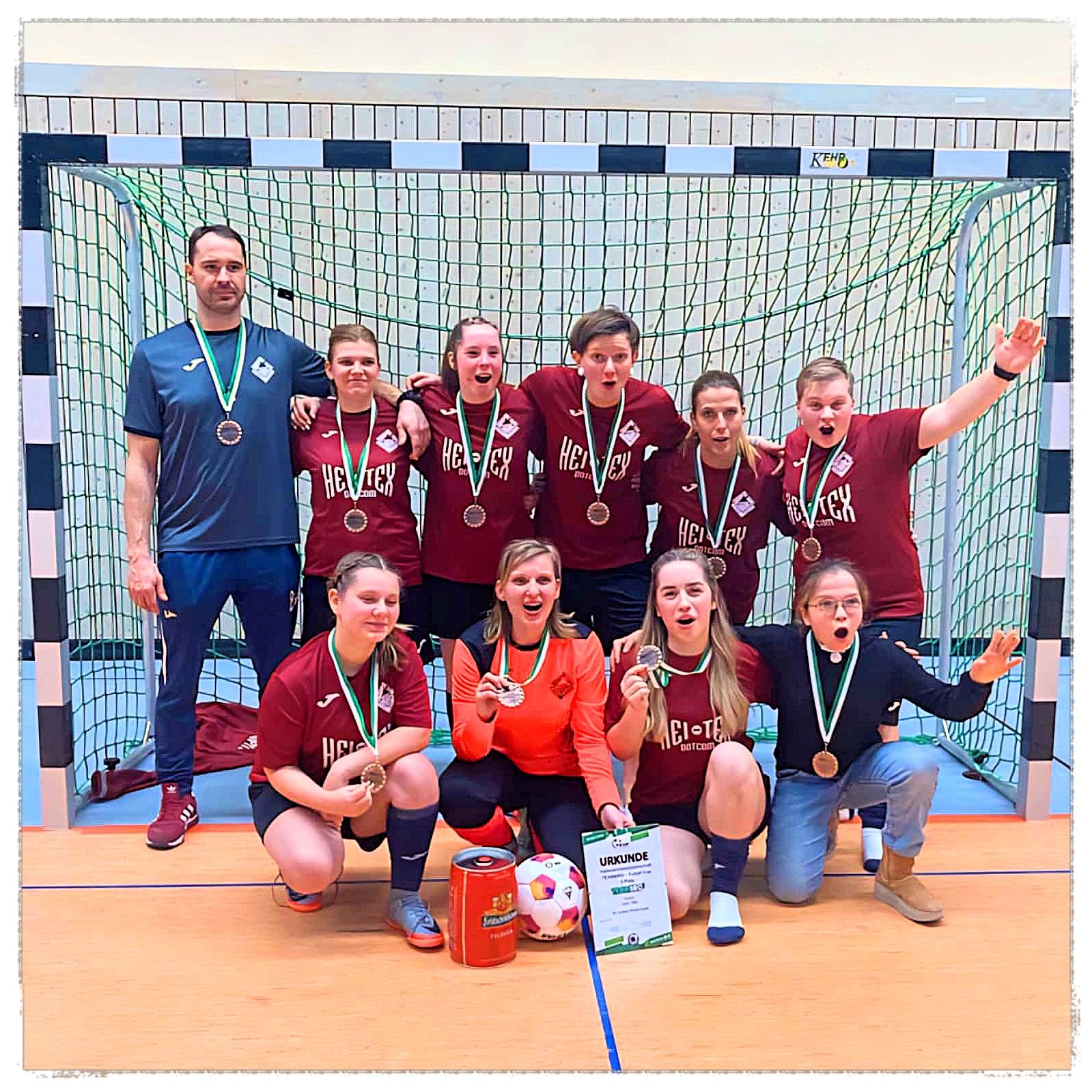 Bronze-Wahnsinn in der Halle!