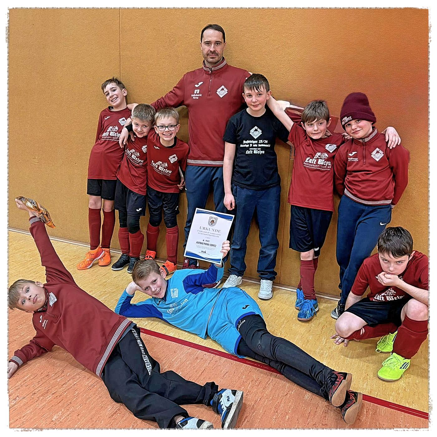 Turniertag in Dippoldiswalde: Platz 6 für die E-Jugend!