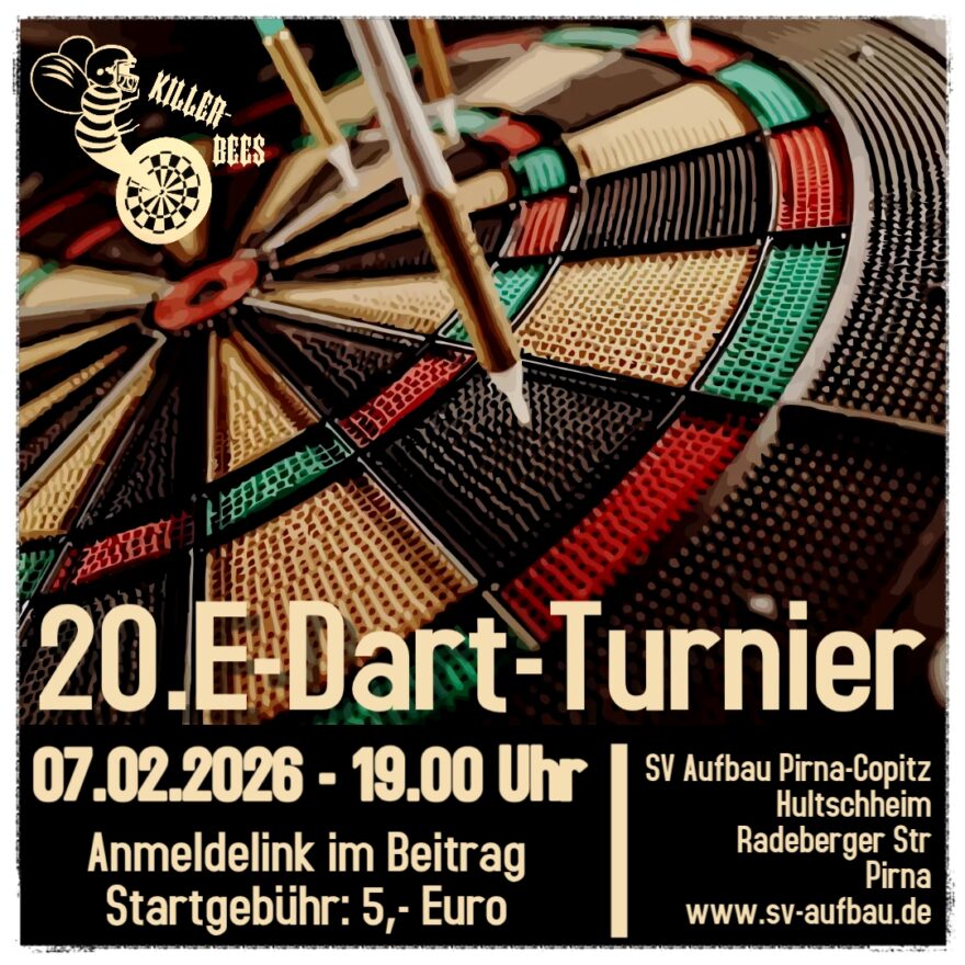 20. E-Dart-Turnier im Hultsch – Jetzt anmelden!