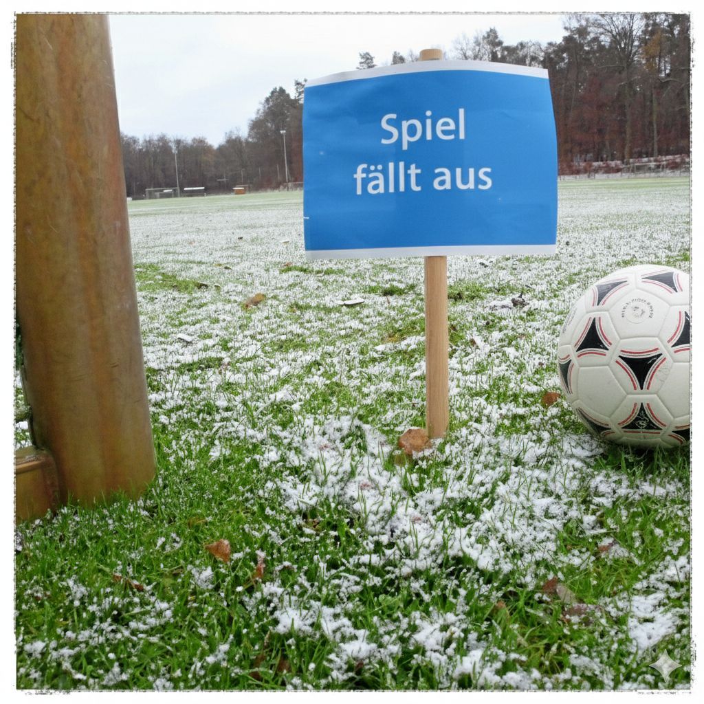 Planänderung für Sonntag: Der Ball ruht