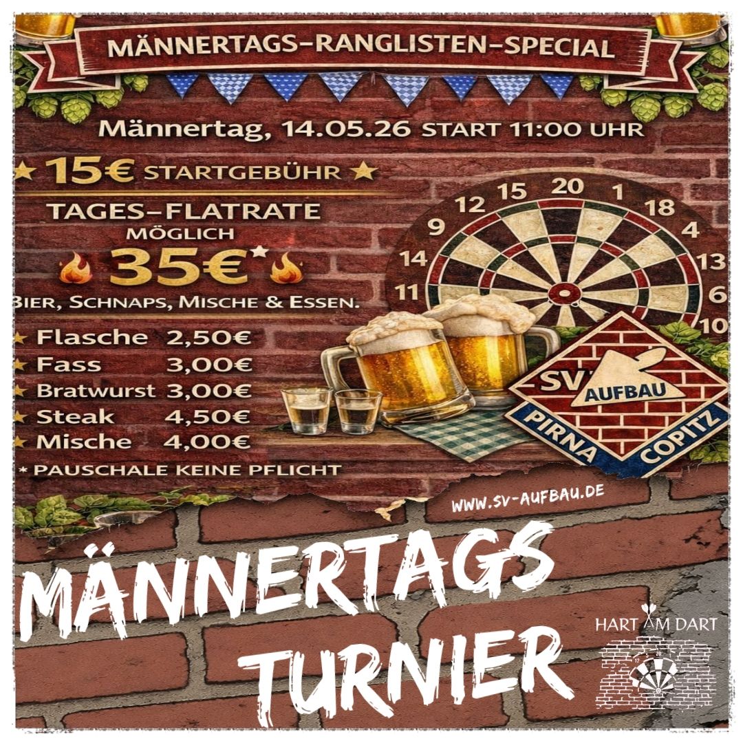 Männertag ins Hultsch – Die Pfeile fliegen lassen!