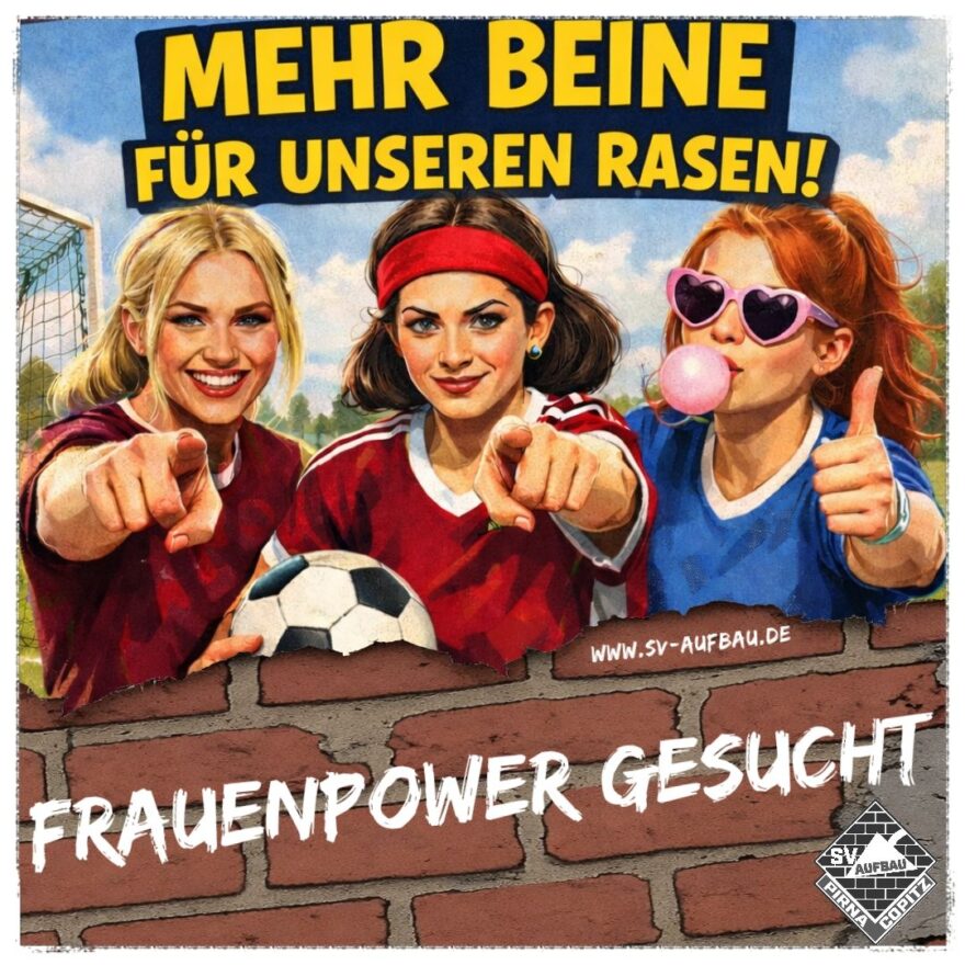 Vermisst: Mehr Beine für unseren Rasen!