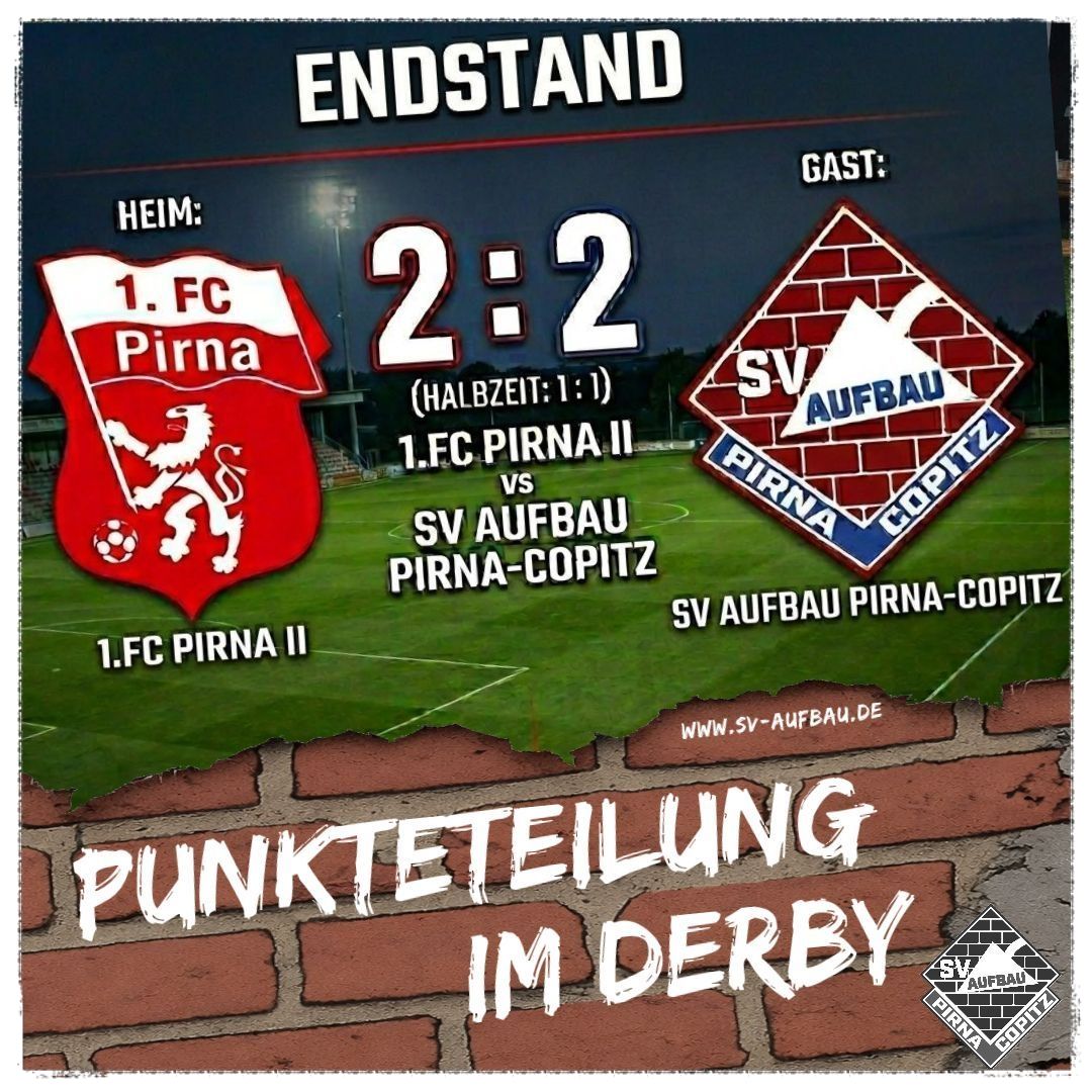 Spätes Gegentor kostet den Derby-Sieg!