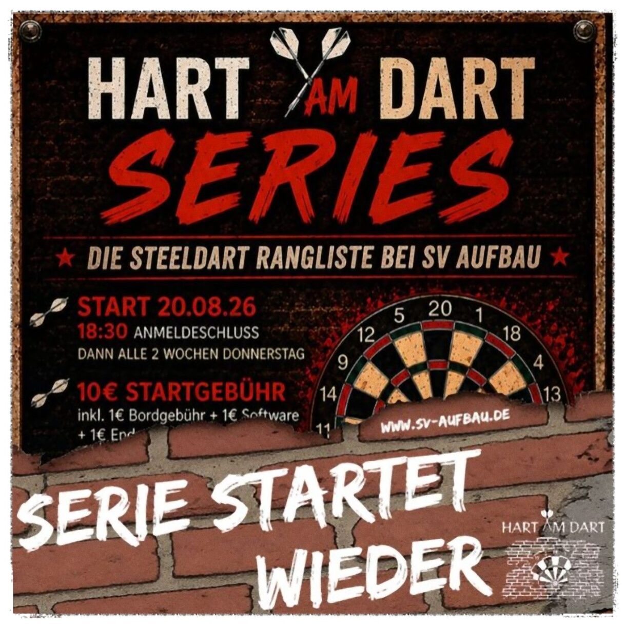 🎯 HART AM DART – SERIES startet! 🔥