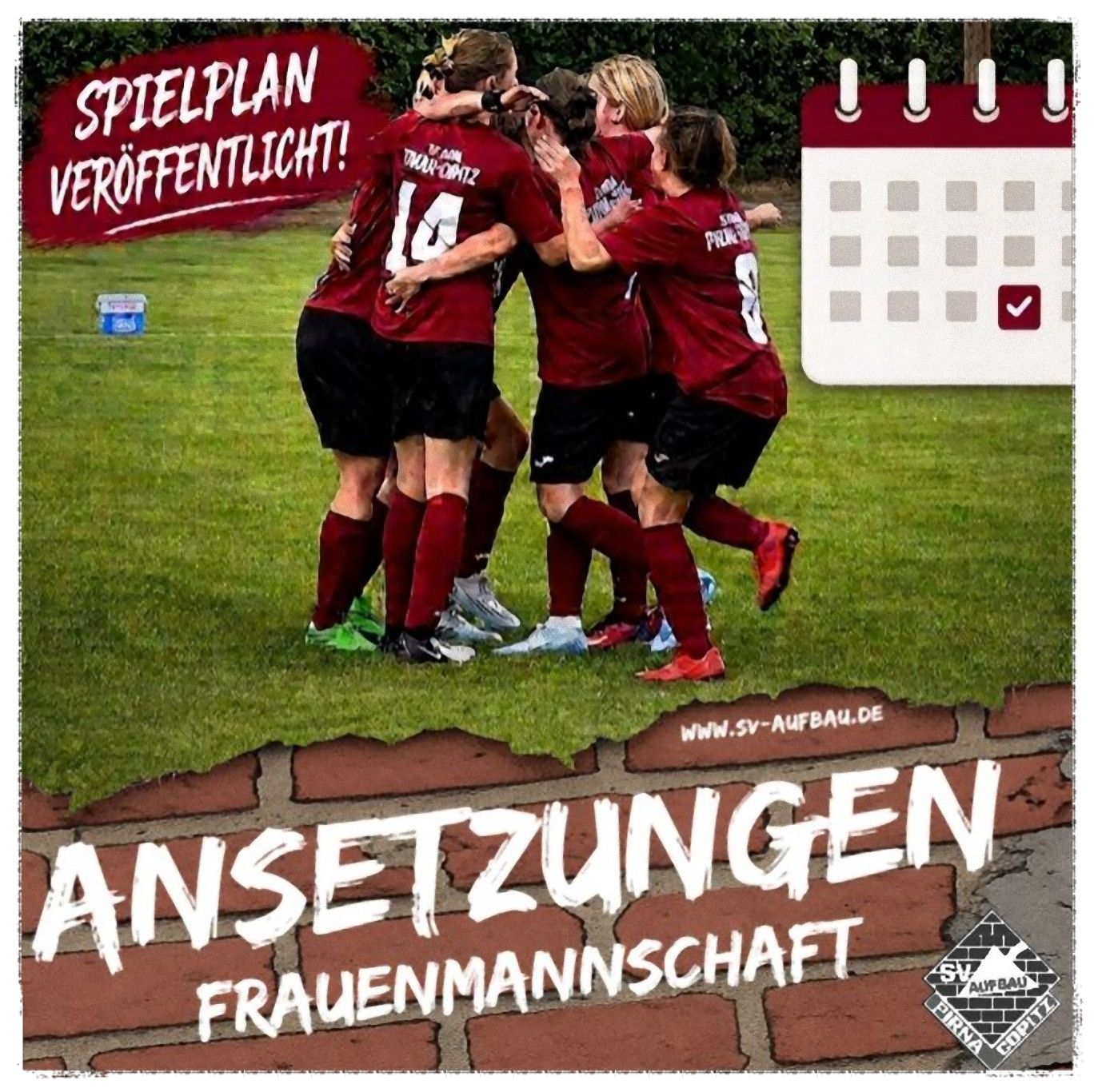 Spielplan der Frauenmannschaft