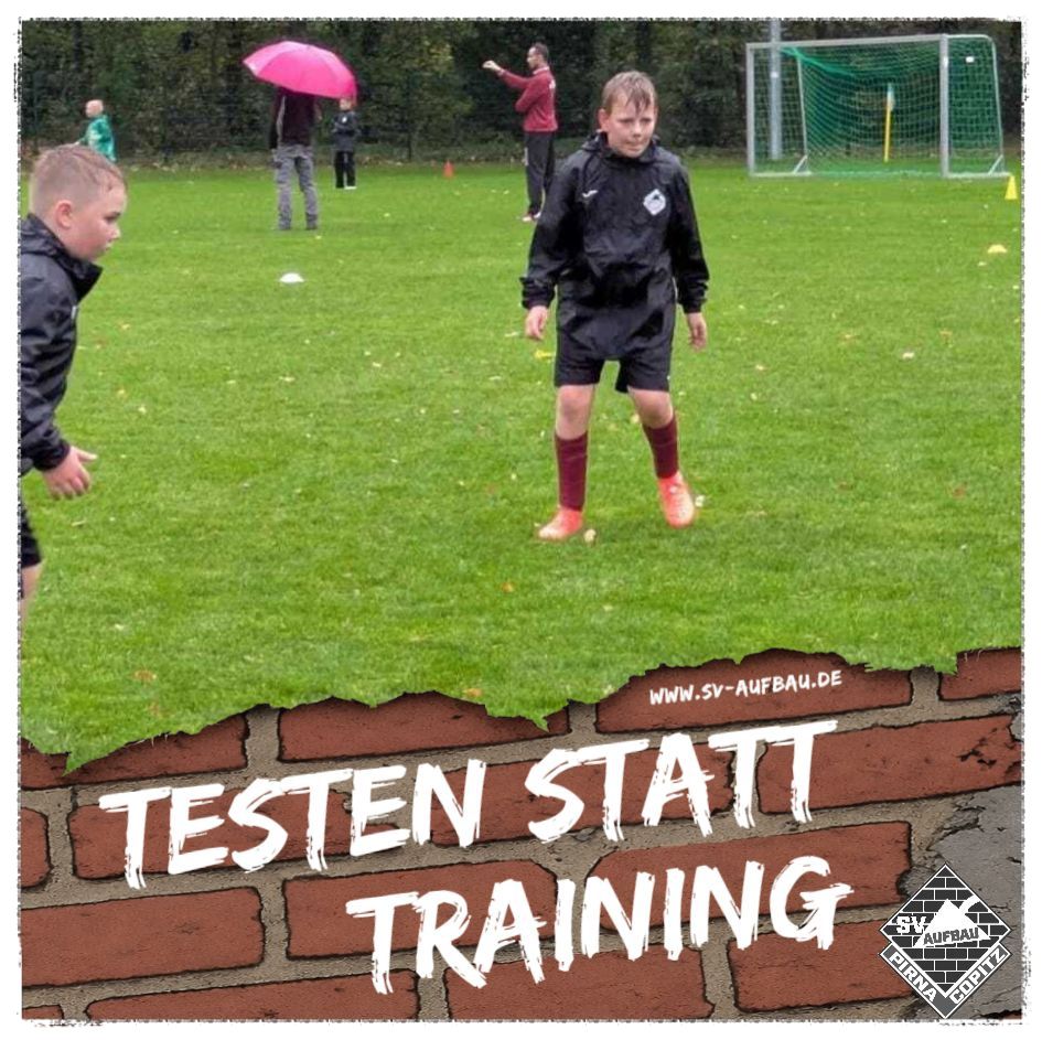 Testspielwoche für die E-Junioren des SV Aufbau!